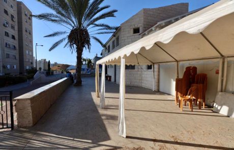 חגי תשרי: אוהלי תפילה בכל רחבי העיר